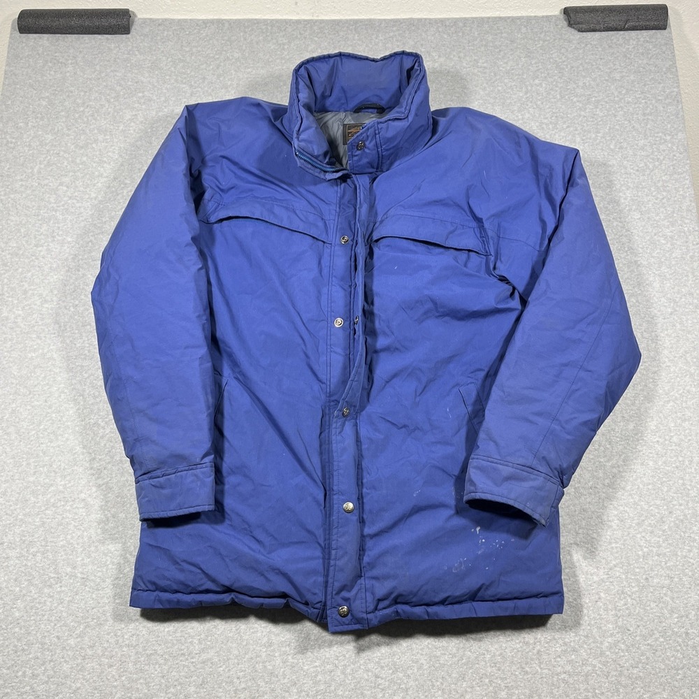 Vintage Eddie Bauer Jacket Mens XL Blue Ridge Line Gore Tex Goose Down Parka